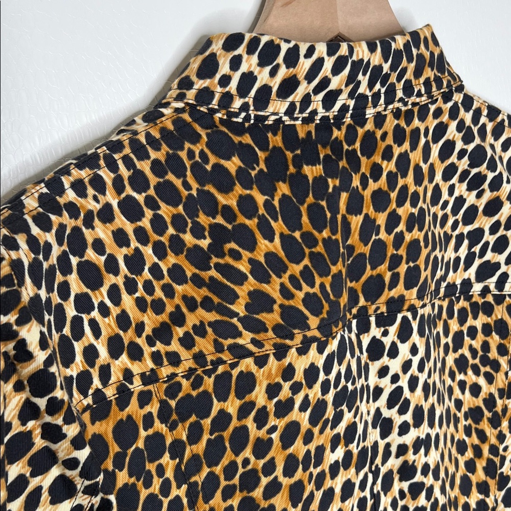 Dolce & Gabbana Animal Print Cheetah Jean Jacket - Picture 9 of 9